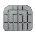 OORiver 3D Pressure Relief Air Cushion in Grey — top view of the 3D air-cell structure (46×41 cm)